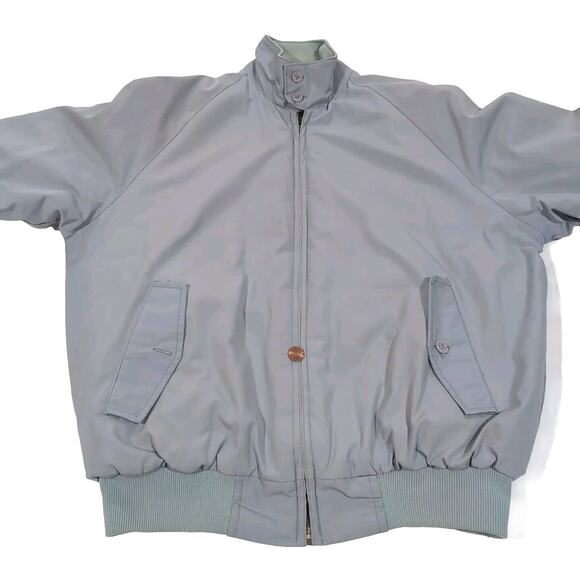 VTG WC Outerwear Jacket Mens Size XL Solid Gray Red Plaid Flannel Lined FLAWS - Picture 12 of 16